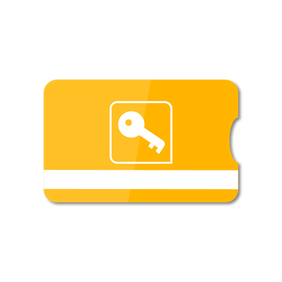 Show details for Magnetic Stripe Plastic Hotel Key Card