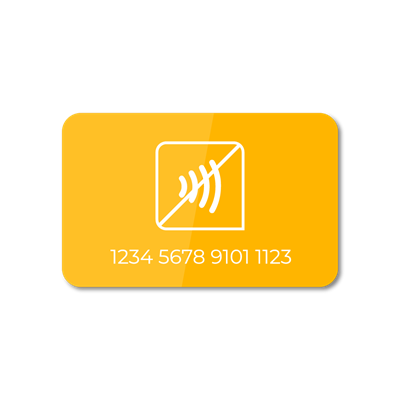 Show details for Plastic Variable Data Shield Card