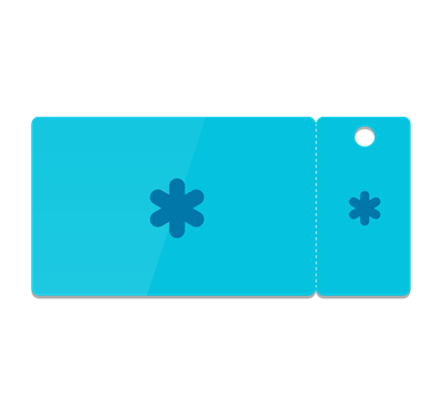 Show details for Plastic Variable Data Card & Fob
