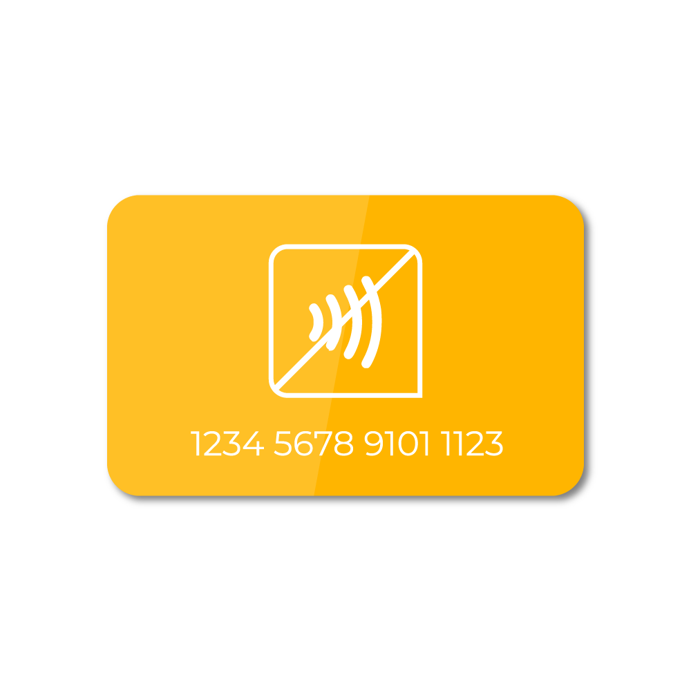 Show details for Plastic Variable Data Shield Card