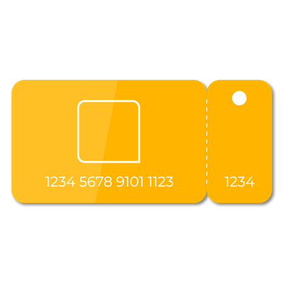 Show details for Plastic Variable Data Card & Fob